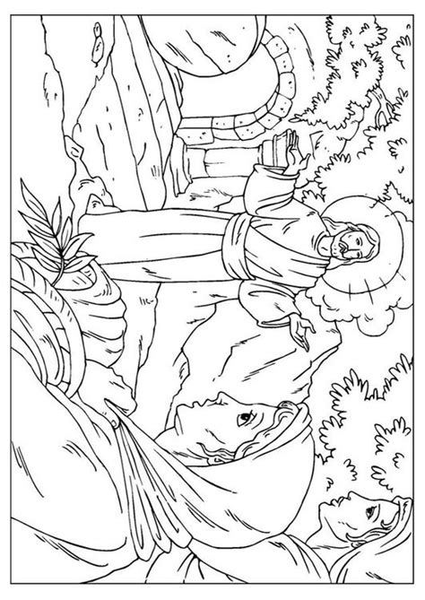 Desenho para Colorir de Ressurreição de Jesus – Imagens Grátis para ...