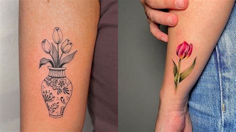 51 Stunning Tulip Tattoo Designs For 2024 (Photos) – Eye On Tattoos