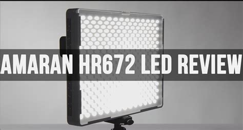 Aputure Amaran HR672 Review - YouTube