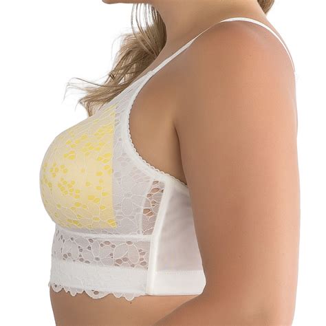 Parfait Lingerie Mia Daisy Longline NW Bralette Pearl White