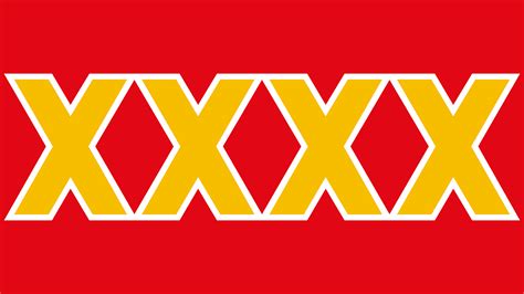 Big brand XXXX with a smaller logo