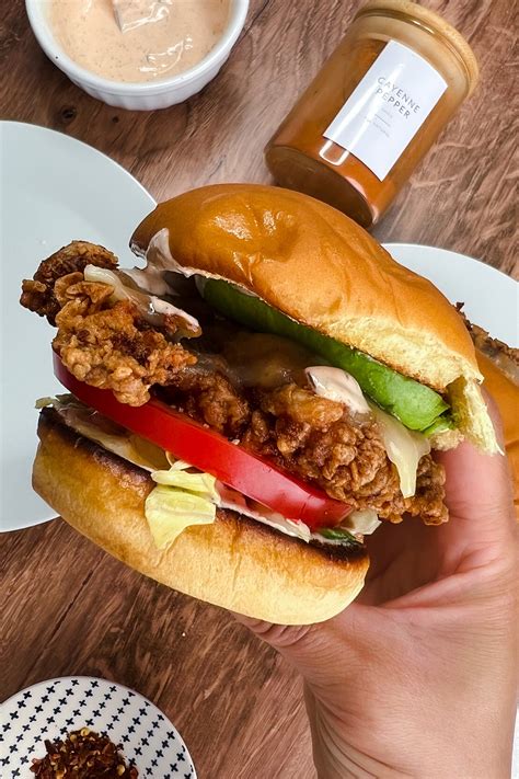 Crispy Fried Chicken Sandwich - CookWithCi