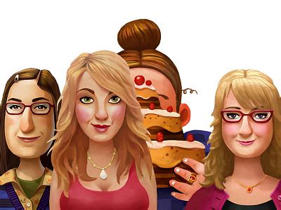 Big Bang Theory: Women by VK Design Team on Dribbble