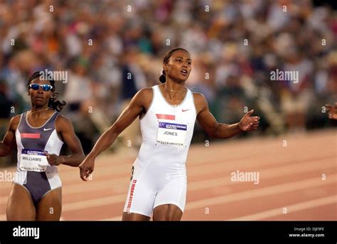 Track And Field Star Marion Jones at Levi Gether blog