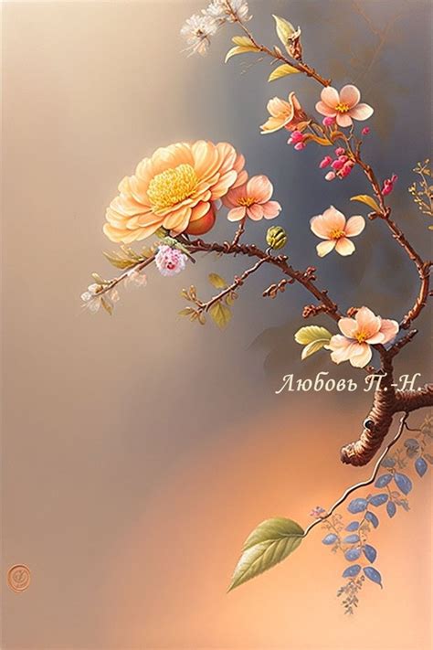 Цветущая вишня) | Painting, Watercolor paintings, Love flowers