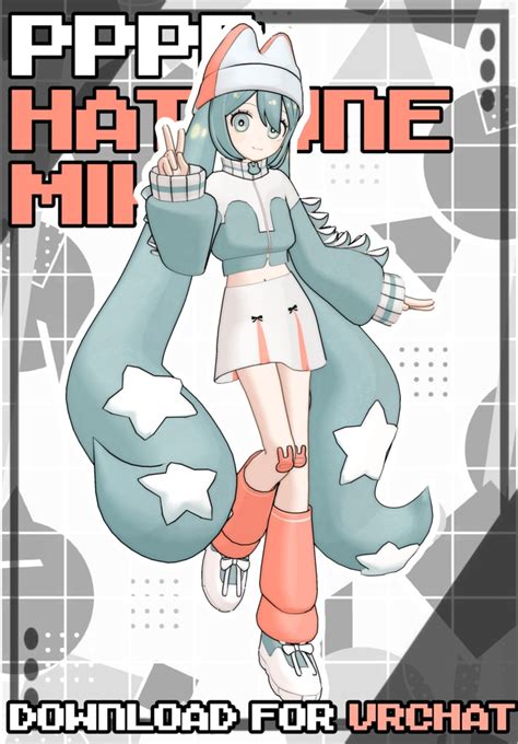freepppp hatsune miku pppp vrchat meovvsotis booth