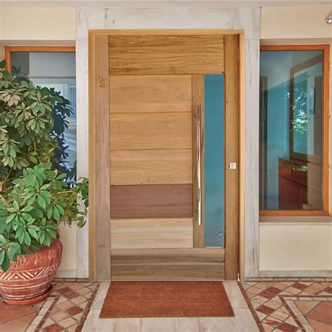 Porta De Madeira Bonita - Kit Porta de Madeira Pivotante 210x120cm Batente 14cm Fechadura 803 ...