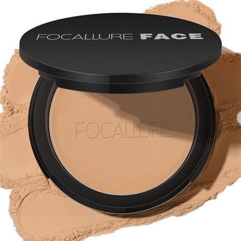 Amazon.com : FOCALLURE Flawless Pressed Powder, Control Shine & Smooth ...