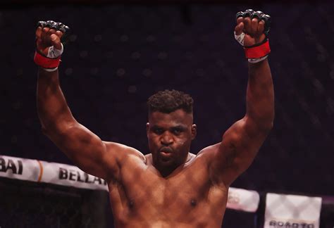 francis ngannou  renan ferreira result   knockout sees