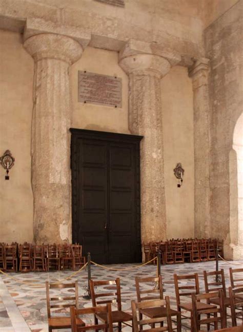 Images of the Cathedral, Siracusa, Sicily--interior and exterior