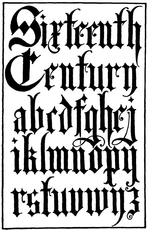 10 German Script Font Images - German Script Alphabet Fonts, German ...