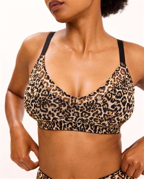 leopard print lingerie understatement