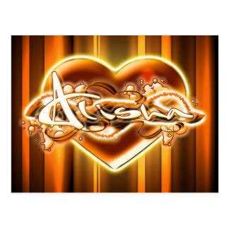 alisha postcards zazzle