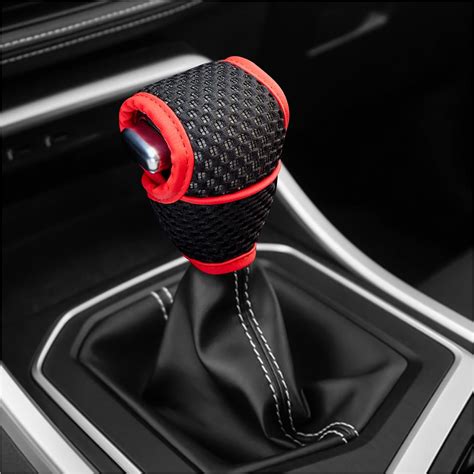 Amazon.com: Car Gear Shift Knob Cover,Breathable Car Gear Shifter Cover