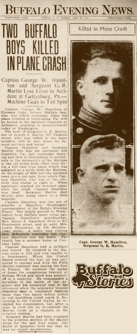 Two Buffalo Marines remembered at Gettysburg - Buffalo Stories Archives