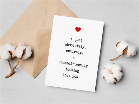 funny naughty love card anniversary gift  spouse gf boyfriend
