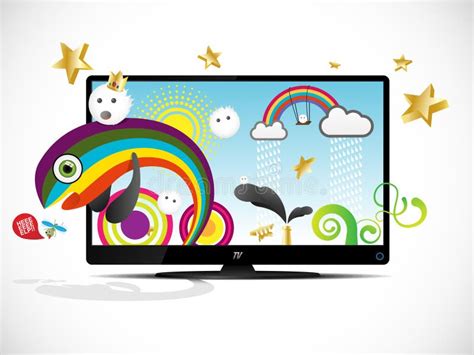 Tv monsters stock vector. Illustration of home, industry - 20453475