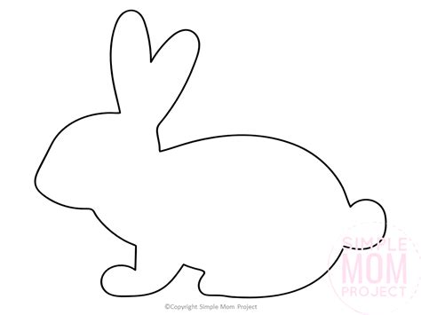 Free Printable Rabbit Template - Best Templates Resources