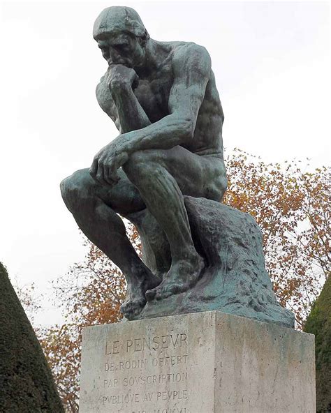 The Thinker Sculpture - Famous sculpture from Auguste Rodin
