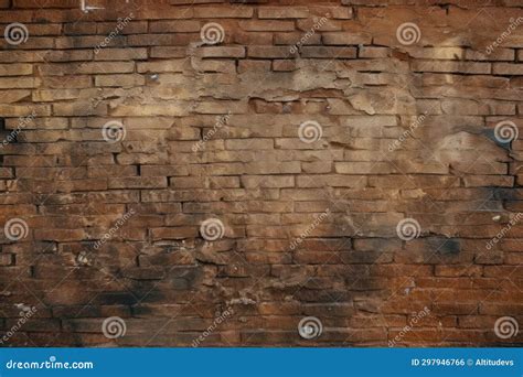 Dark Brown Brick Wall Photography Stock Photo - Image of rough, surface: 297946766