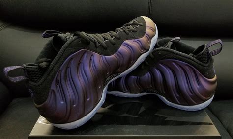 nike air foamposite  eggplant release date nice kicks