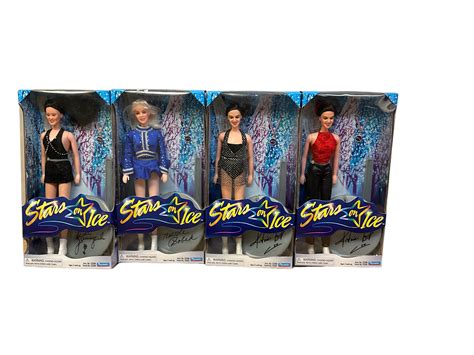 Lot - (4) 1998 “Stars on Ice” Fashion Dolls by Playmates