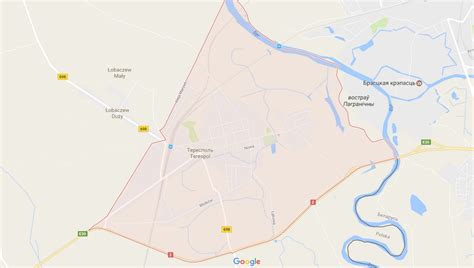 Тересполь на карте Польши