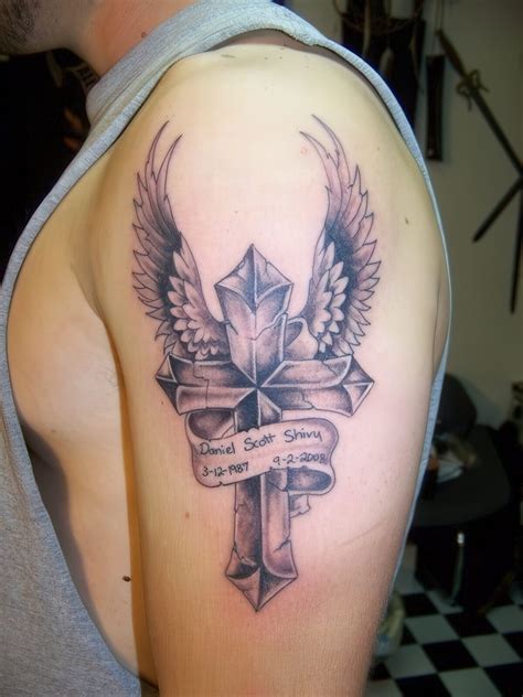 Wooden cross tattoo ideas - Eagleviewtattoo.com