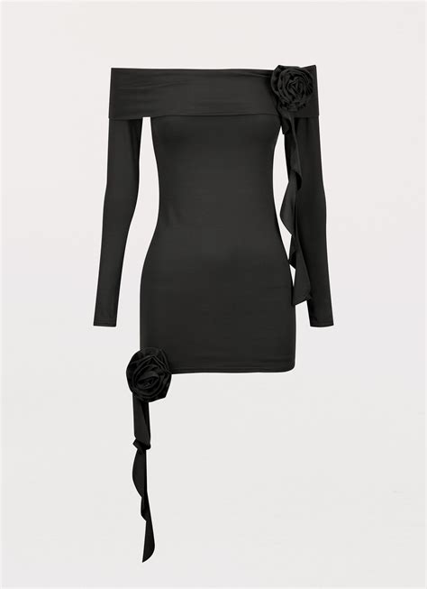 Cecilia Rose Mini Dress - Black – Peppermayo