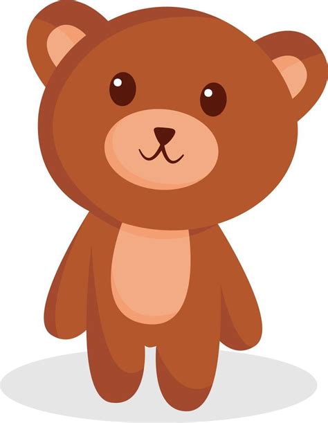 cute bear character design illustration  vector art  vecteezy