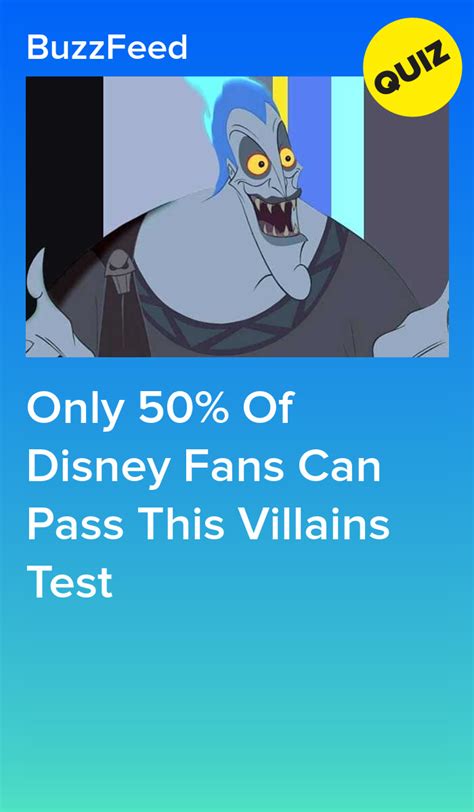 Only 50% Of Disney Fans Can Pass This Villains Test