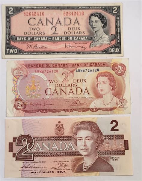 1954 canadian banknotes 8