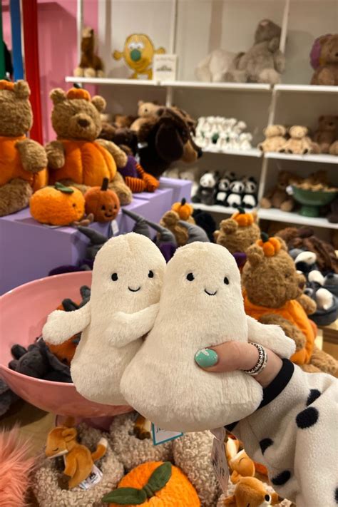 Adorable Jellycat Halloween Ghost Plushies