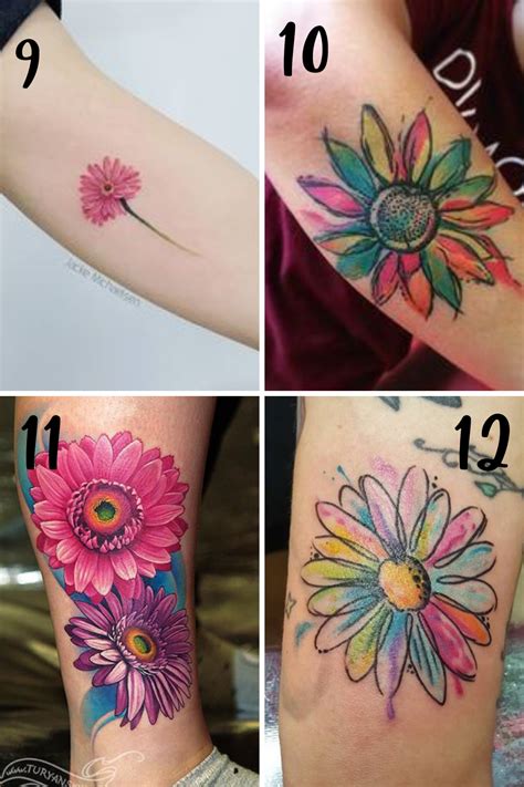 New Daisy Tattoo Ideas with Tons of Meaning - Tattoo Glee