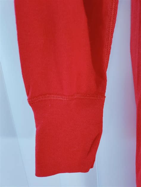 Morgan Mills Long Handles Red Union Suit Sz XL 46-48 One Piece Long