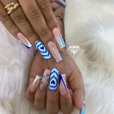50 Latest Blue Nail Ideas To Try In 2024!