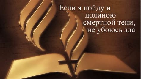 Если я пойду и долиною смертной тени,не убоюсь зла(Андрей Викторович ...