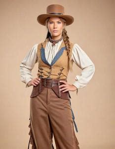 Calamity Jane Costume. Face Swap. Insert Your Face ID:899206