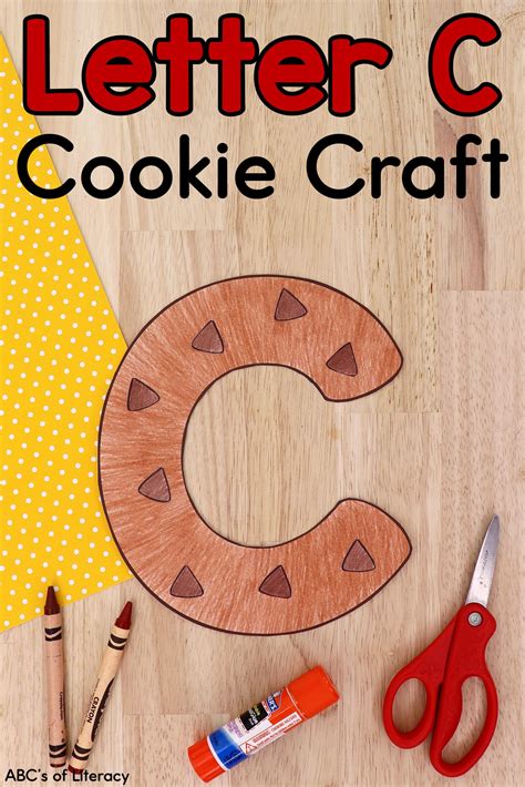 Letter C Cookie Craft | Letter c crafts, Letter a crafts, Cookie craft