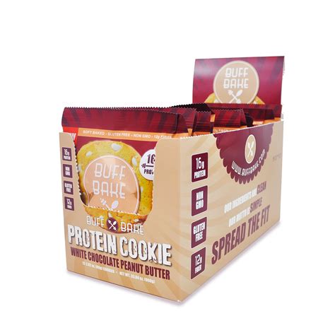 Amazon.com: Buff Bake - Protein Cookie - Chocolate Chip Peanut Butter