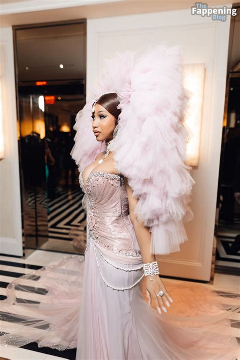 Cardi B Shows Off Her Big Boobs Leaving The Mark Hotel in New York