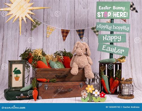 Backdrops for Photo Studio with Easter Holiday Theme Stock Image ...