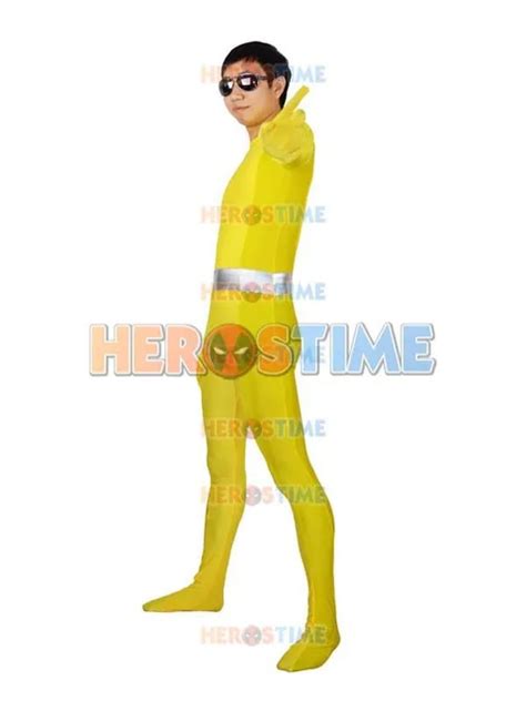 Totally Spies Costume Alex Yellow Spandex Superhero Costume Alex ...