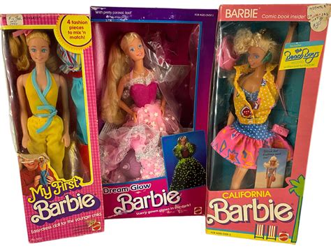 Lot - (3) Vintage 1980's Barbies