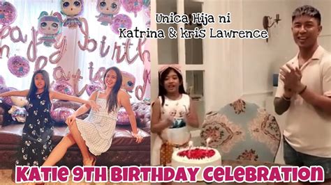 ANAK NI KATRINA HALILI AT KRIS LAWRENCE SIMPLE BIRTHDAY CELEBRATION
