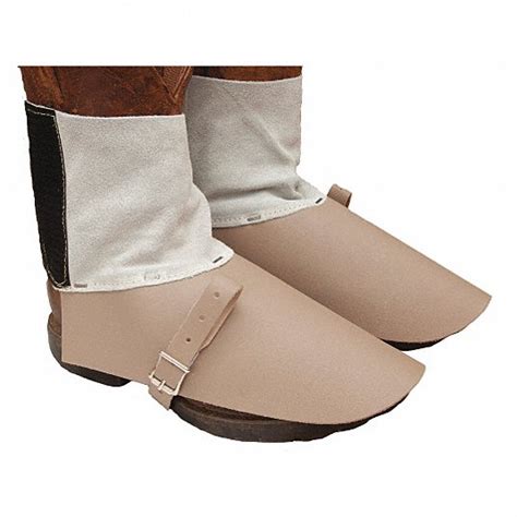 Split Leather Shoe Spat,Color Pearl,PR - Grainger