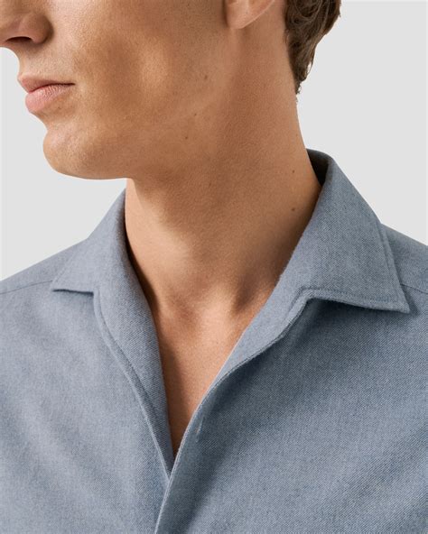 flannel shirt men blue 1