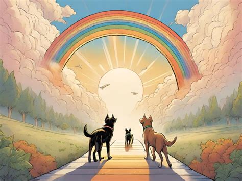 dog heaven poem collection eternal love   rainbow