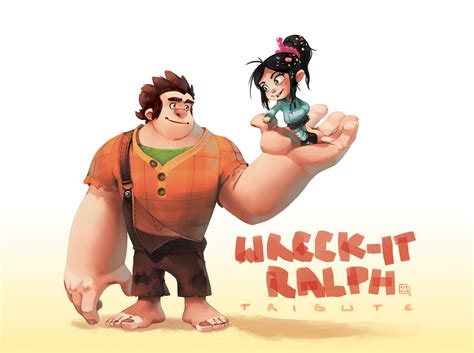 Ralph and vanellope - Wreck-It Ralph Fan Art (34826875) - Fanpop