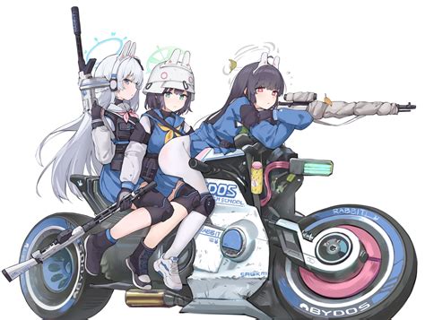 miyu, miyako, and saki (blue archive) drawn by sawkm | Danbooru